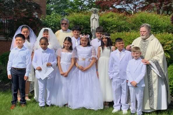 First Holy Communion with Fr. Jicha